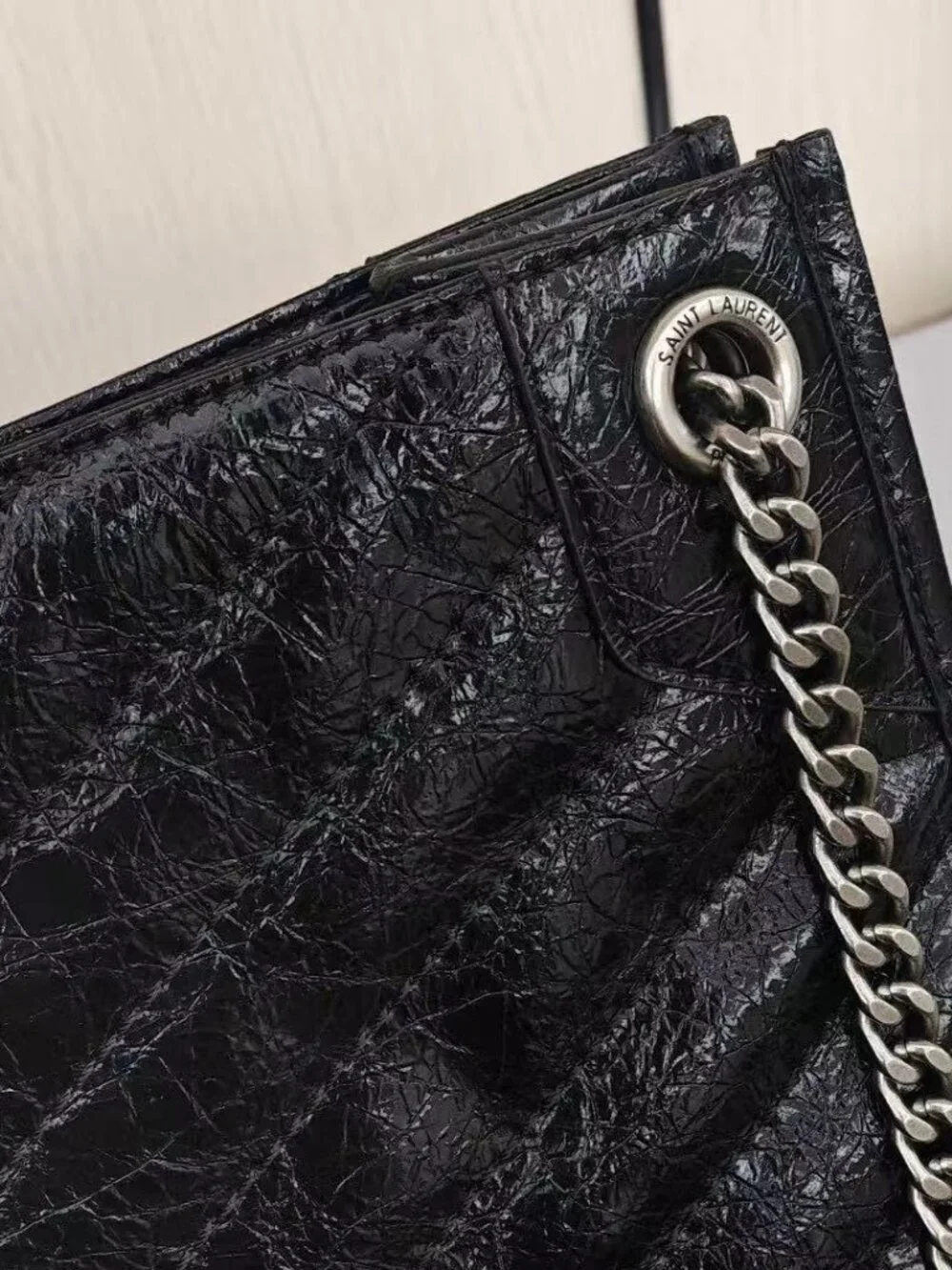 YSL Niki Shopping Bag with Chain Strap